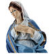 Heilige Jungfrau Maria, Marmorpulver, farbig gefasst, 50 cm, AUßENBEREICH s6