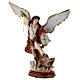 Saint Michel Archange statue poudre de marbre 40 cm EXTÉRIEUR s3