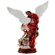 Saint Michel Archange statue poudre de marbre 40 cm EXTÉRIEUR s6