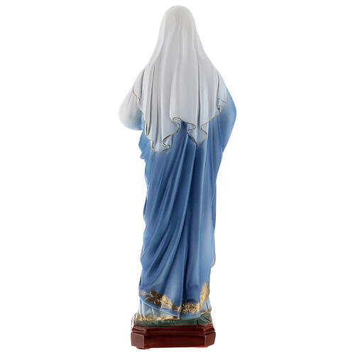 Statue Coeur Immaculé Marie poudre de marbre 40 cm EXTÉRIEUR 5