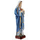 Statue Coeur Immaculé Marie poudre de marbre 40 cm EXTÉRIEUR s4