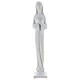 Virgin Mary statue in modern white synthetic marble 50 cm OUTDOOR s1