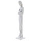 Virgin Mary statue in modern white synthetic marble 50 cm OUTDOOR s3