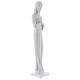Virgin Mary statue in modern white synthetic marble 50 cm OUTDOOR s5