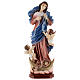 Estatua María que desata los nudos polvo mármol 30 cm EXTERIOR s1