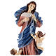 Figura Maryja rozwiązująca węzły proszek marmurowy 30 cm, NA ZEWNĄTRZ s2