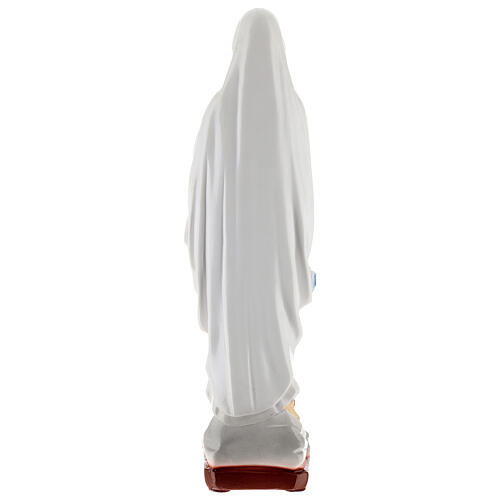 Virgen de Lourdes polvo de mármol 40 cm EXTERIOR 5