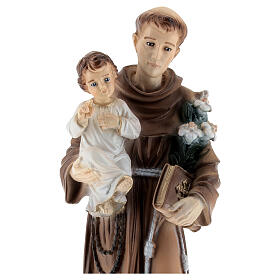 Saint Anthony, marble dust statue, 30 cm, OUTDOOR