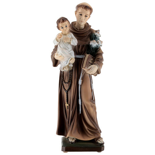 Saint Anthony, marble dust statue, 30 cm, OUTDOOR 1