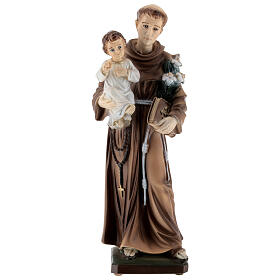 Figura Święty Antoni proszek marmurowy 30 cm, NA ZEWNĄTRZ