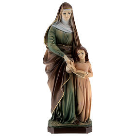 Heilige Anna, Marmorpulver, farbig gefasst, 30 cm, AUßENBEREICH