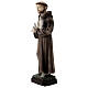 Statua San Francesco colombe polvere di marmo 30 cm ESTERNO s3