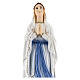 Gottesmutter von Lourdes, Marmorpulver, farbig gefasst, 30 cm, AUßENBEREICH s2