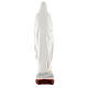 Estatua Virgen de Lourdes polvo de mármol 30 cm EXTERIOR s5