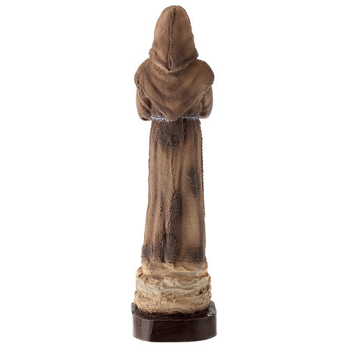 Saint Francis statue, marble dust, 25 cm 5