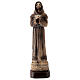 Saint Francis statue in marble dust 25 cm s1