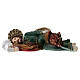 Schlafender Sankt Joseph aus Marmorpulver, 20 cm s1