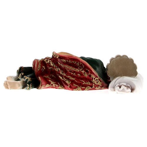 Saint Joseph endormi poudre de marbre 12 cm 5