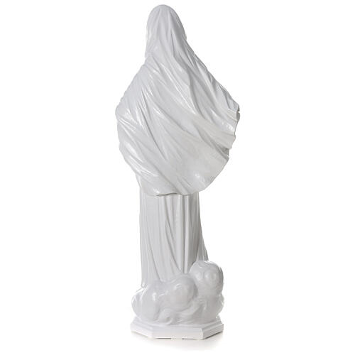 Madonna Medjugorje aus weißem Marmorstaub 150 cm AUßENBEREICH 6
