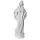 Madonna Medjugorje aus weißem Marmorstaub 150 cm AUßENBEREICH s1