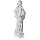 Madonna Medjugorje aus weißem Marmorstaub 150 cm AUßENBEREICH s3