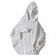 Virgen Medjugorje polvo mármol blanco 150 cm EXTERIOR s2