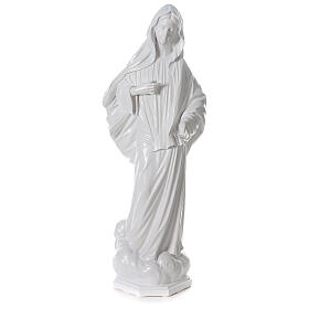 Madonna Medjugorje polvere marmo bianco 150 cm ESTERNO