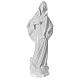 Our Lady of Medjugorje in white marble dust 150 cm OUTDOORS s1