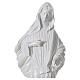 Our Lady of Medjugorje in white marble dust 150 cm OUTDOORS s2