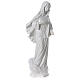 Our Lady of Medjugorje in white marble dust 150 cm OUTDOORS s5