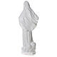 Our Lady of Medjugorje in white marble dust 150 cm OUTDOORS s6