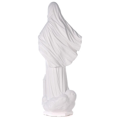 Our Lady of Medjugorje marble dust church 90 cm OUTDOORS 7