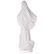 Our Lady of Medjugorje statue reconstituted marble with church 90 cm OUTDOOR s7