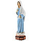 Our Lady of Medjugorje robes in blue marble dust 30 cm OUTDOOR s3