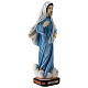 Virgen de Medjugorje polvo de mármol vestido azul 20 cm s4