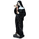 Saint Rita outdoor statue of 40 cm in marble dust s3