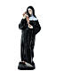 St Rita statue in marble dust 16 in for outdoors s1