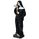 St Rita statue in marble dust 16 in for outdoors s3