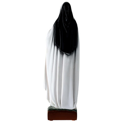 Saint Rita, outdoor statue of 12 in, marble dust 5