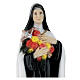 Saint Rita, outdoor statue of 12 in, marble dust s2