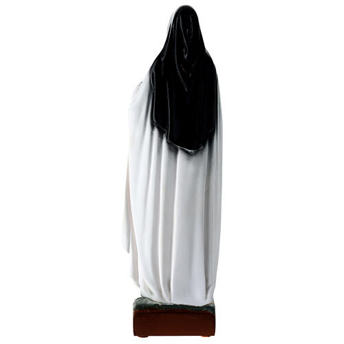 Statua Santa Teresa polvere di marmo 30 cm 5