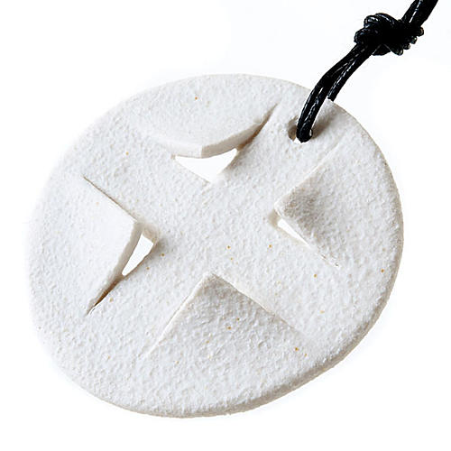 Pendentif De Noël Rond En Céramique Motif Drapeau Portugais - Décoration Sapin, Cadeau Festif | Corde Dorée Incluse