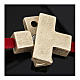 Kette mit Kreuz aus Metall und Leder Medjugorje s4