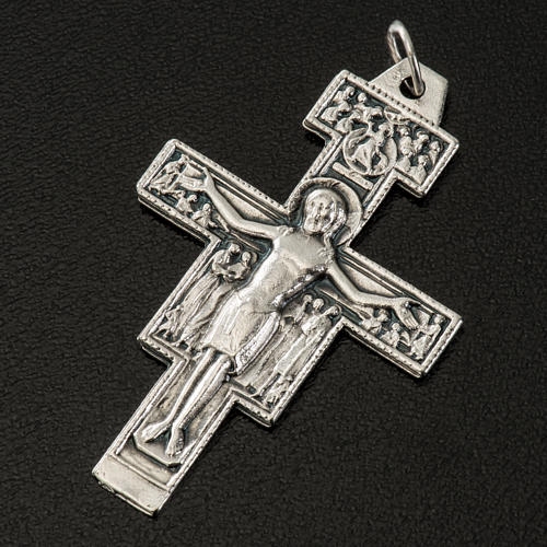 Aquileia cross pendant, steel 3cm 2