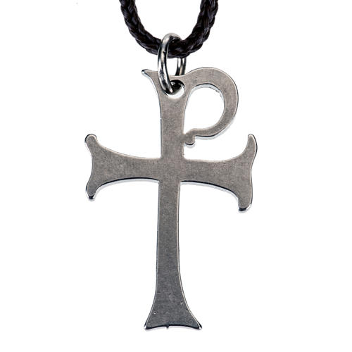 Aquileia cross pendant, steel 3cm 1