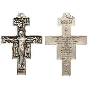 Anhänger Kreuz von San Damiano aus Metall 5,8cm