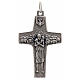 Pope Francis cross pendant metal 4x2.5cm s1