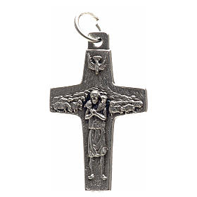 Pope Francis cross pendant metal 3x1.6cm