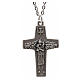 Pope Francis cross necklace metal 4x2.5cm s1