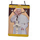 Collar 2,8x1,8 cm Cruz del Papa Francisco con cuerda s3